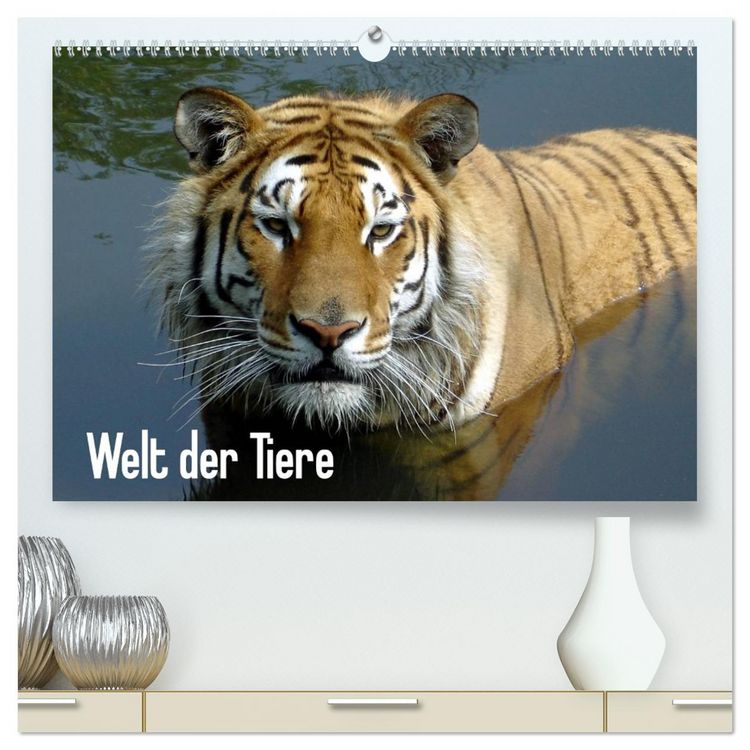 Produktbild: Welt der Tiere (hochwertiger Premium Wandkalender 2026 DIN A2 quer), Kunstdruck in Hochglanz