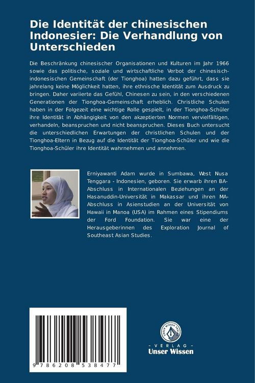 Produktbild: Die Identit&auml;t der chinesischen Indonesier: Die Verhandlung von Unterschieden