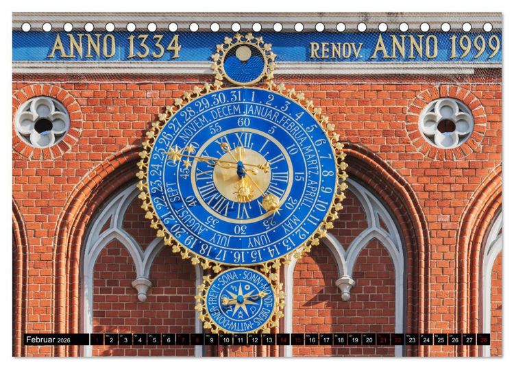 Produktbild: Ein Wochenende in Riga (Tischkalender 2026 DIN A5 quer), CALVENDO Monatskalender