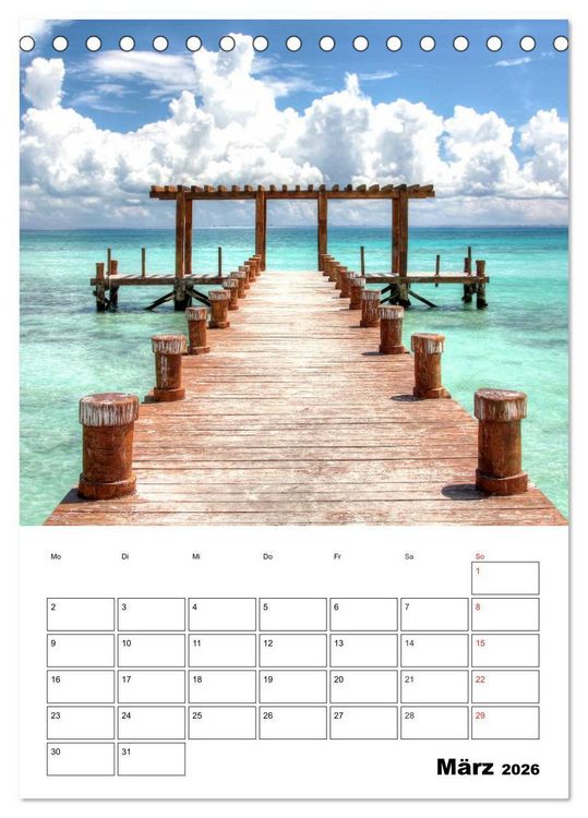 Produktbild: Das mystische Land der Maya. Mexiko-Yucatan (Tischkalender 2026 DIN A5 hoch), CALVENDO Monatskalender