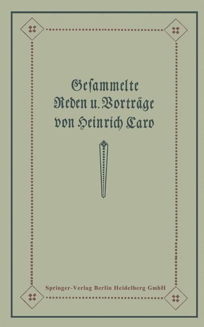 Produktbild: Gesammelte Reden und Vortr&auml;ge