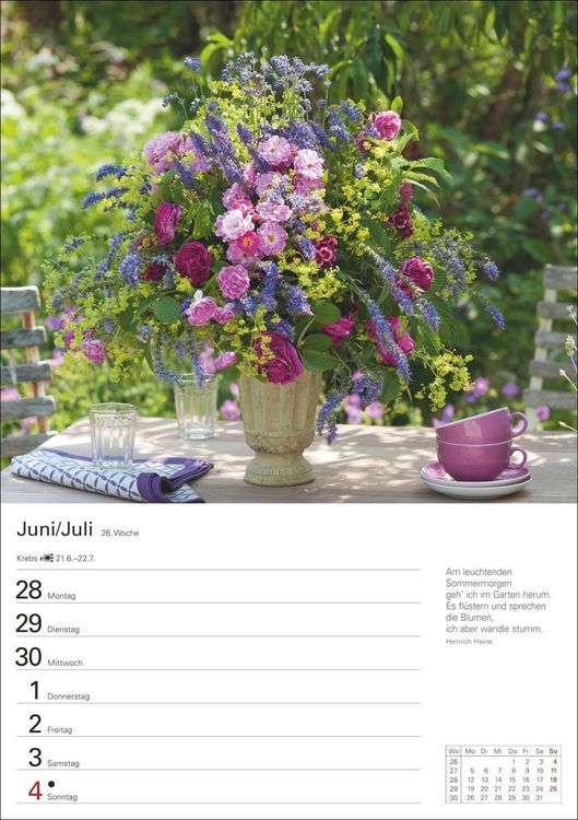 Produktbild: Blumenpracht Wochenplaner 2027 - 53 stimmungsvolle Fotografien