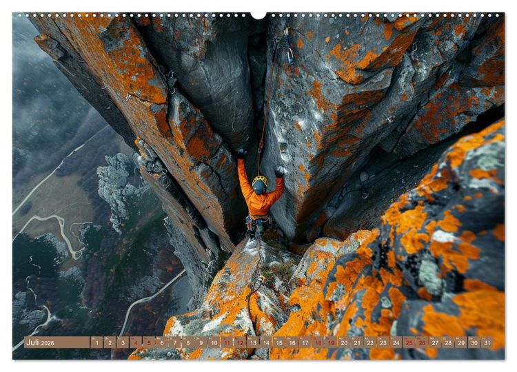 Produktbild: Vertikale Freiheit (Wandkalender 2026 DIN A2 quer), CALVENDO Monatskalender