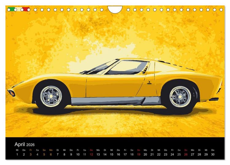 Produktbild: DIE GLORREICHEN ZW&Ouml;LF (Wandkalender 2026 DIN A4 quer), CALVENDO Monatskalender