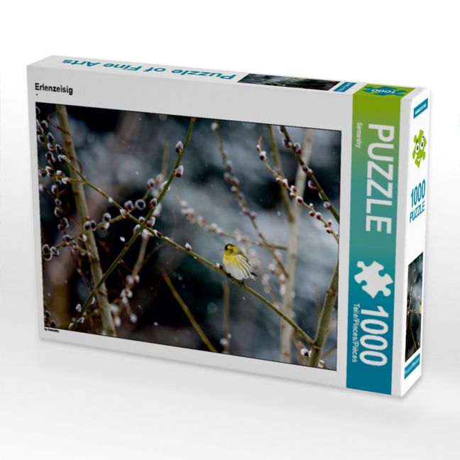 Produktbild: CALVENDO Puzzle Erlenzeisig | 1000 Teile Lege-Gr&ouml;&szlig;e 64x48cm Foto-Puzzle f&uuml;r gl&uuml;ckliche Stunden