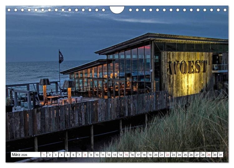Produktbild: Callantsoog (Wandkalender 2026 DIN A4 quer), CALVENDO Monatskalender