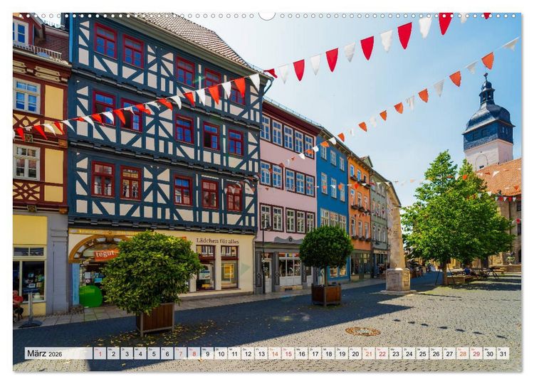 Produktbild: Bad Langensalza Impressionen (hochwertiger Premium Wandkalender 2026 DIN A2 quer), Kunstdruck in Hochglanz