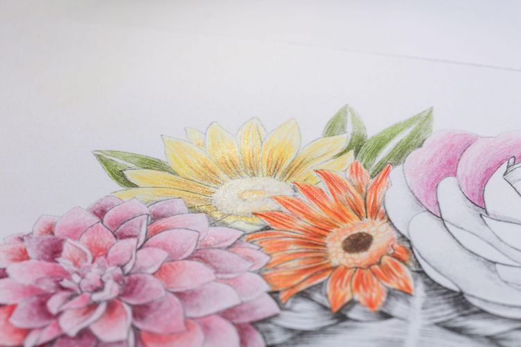 Produktbild: ODELIA, Ausmalblock Mixed Media, 20 Blatt A4 250g, Spiralbindung, Frauen
