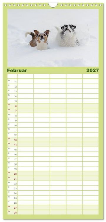 Produktbild: Familienplaner 2027 - Emotionale Momente: Wild und Jagd. mit 5 Spalten (Wandkalender, 21 x 45 cm) CALVENDO