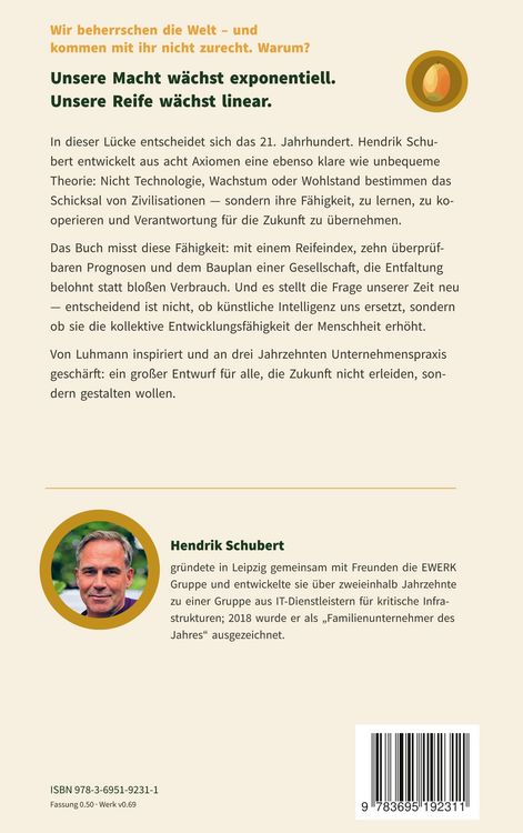 Produktbild: Die Theorie der zivilisatorischen Reife