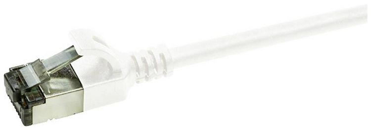 Produktbild: LogiLink CQ9061S RJ45 Patchkabel CAT 6a U/FTP 3.00m Wei&szlig; extrem d&uuml;nn, Flammwidrig, Flexibel, Folienschirm, Halogenfrei, mit