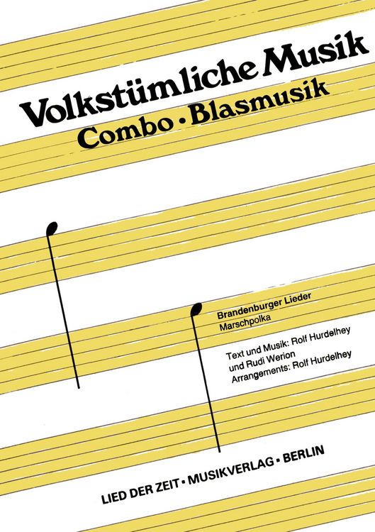 Produktbild: Brandenburger Lieder