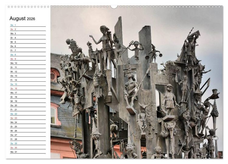 Produktbild: Mainz - Ansichtssache (Wandkalender 2026 DIN A2 quer), CALVENDO Monatskalender