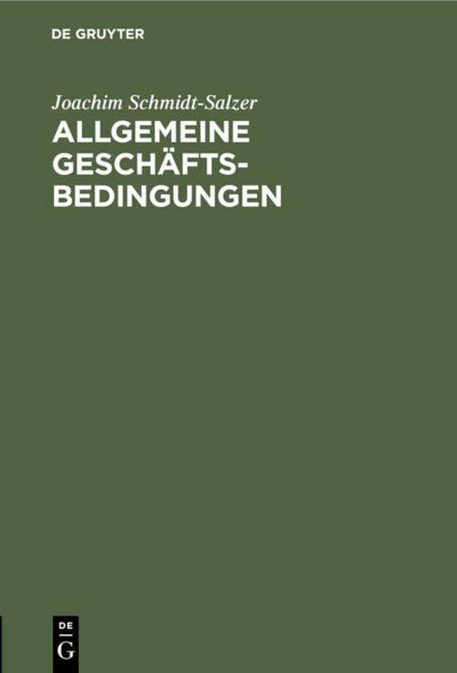 Produktbild: Allgemeine Gesch&auml;ftsbedingungen