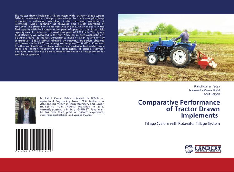Produktbild: Comparative Performance of Tractor Drawn Implements