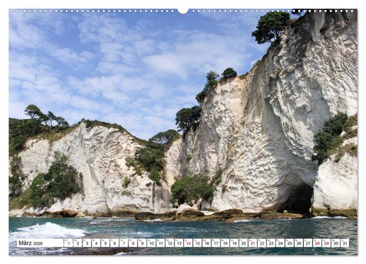 Produktbild: Neuseeland - Die sch&ouml;nsten Orte am anderen Ende der Welt (hochwertiger Premium Wandkalender 2026 DIN A2 quer), Kunstdruck in Hochglanz