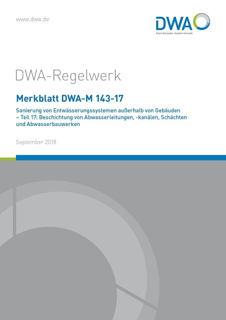 Produktbild: DWA-M 143-17 Sanierung von Entw&auml;sserungssystemen 17