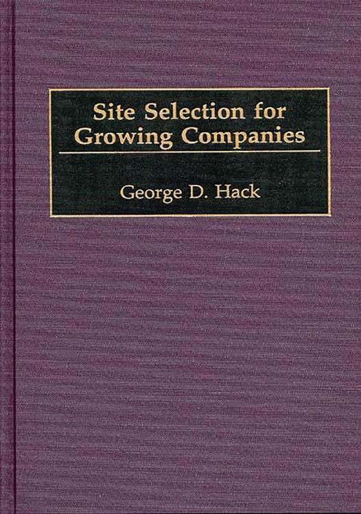 Produktbild: Site Selection for Growing Companies