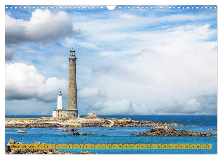 Produktbild: Bretagne, wild und sch&ouml;n (Wandkalender 2027 DIN A3 quer), CALVENDO Monatskalender