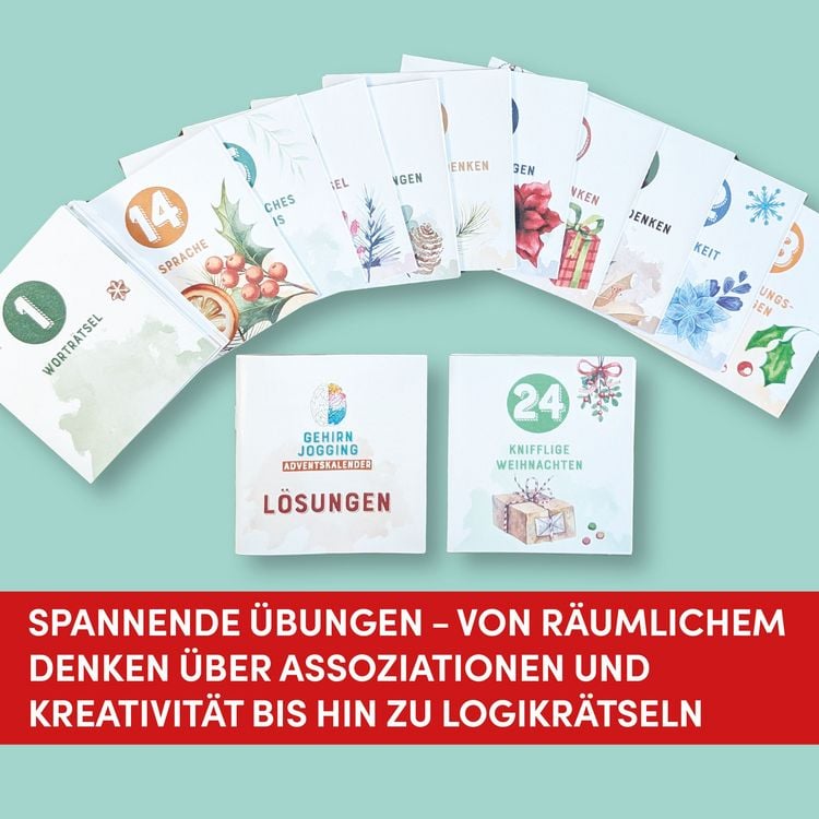 Produktbild: Gehirnjogging &ndash; Adventskalender