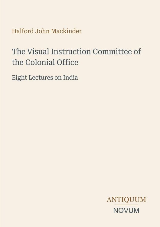 Produktbild: The Visual Instruction Committee of the Colonial Office
