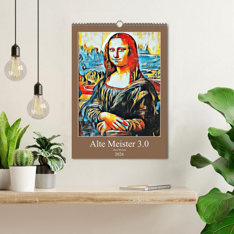 Produktbild: Alte Meister 3.0 (Wandkalender 2026 DIN A3 hoch), CALVENDO Monatskalender