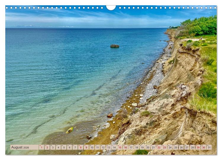Produktbild: Fischland zwischen Ostsee und Bodden (Wandkalender 2026 DIN A3 quer), CALVENDO Monatskalender
