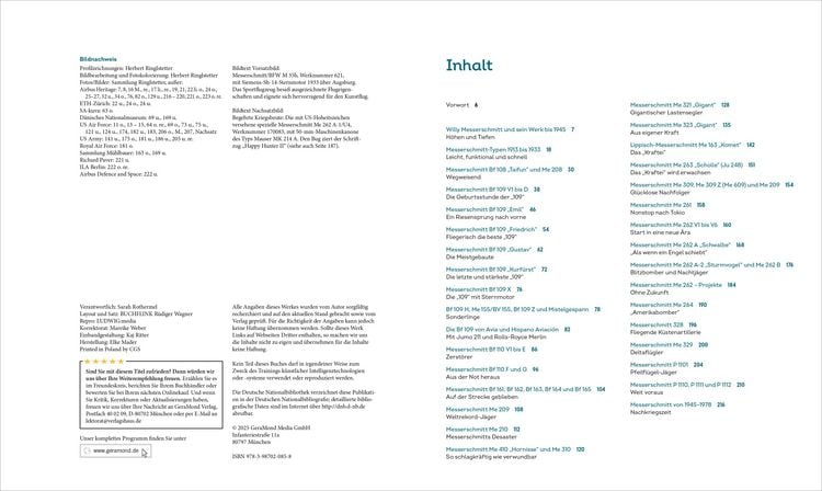 Produktbild: Das gro&szlig;e Messerschmitt Flugzeugbuch