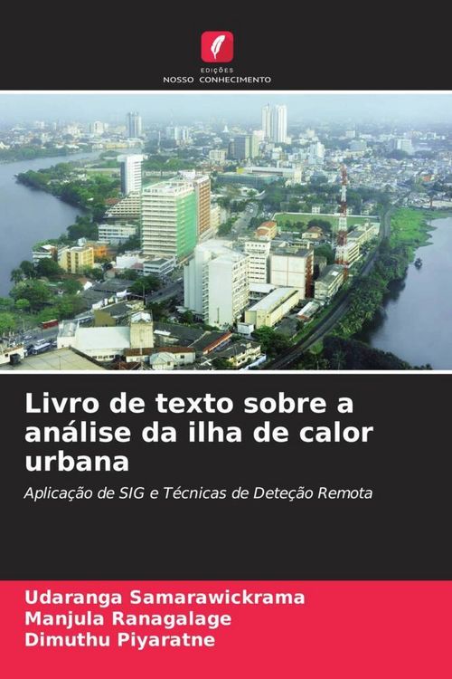 Produktbild: Livro de texto sobre a an&aacute;lise da ilha de calor urbana