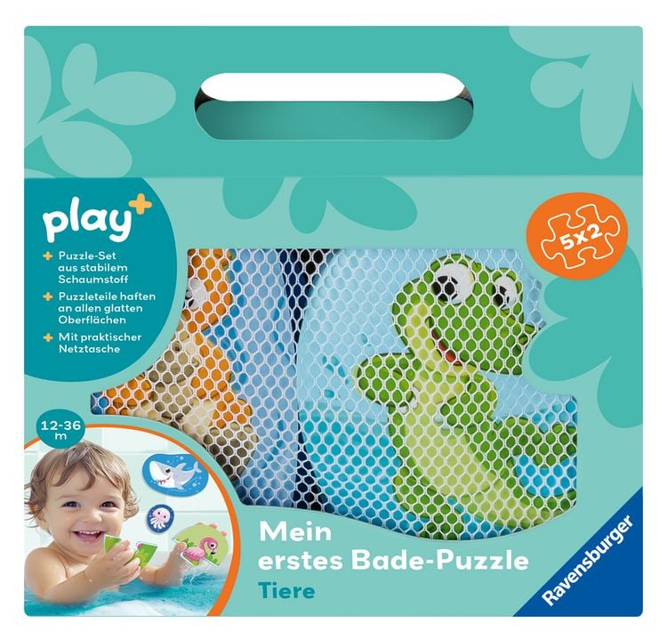 Produktbild: Play+ Mein erstes Bade-Puzzle: Tiere - ab 12 Monate