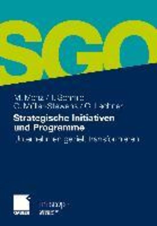 Produktbild: Strategische Initiativen und Programme