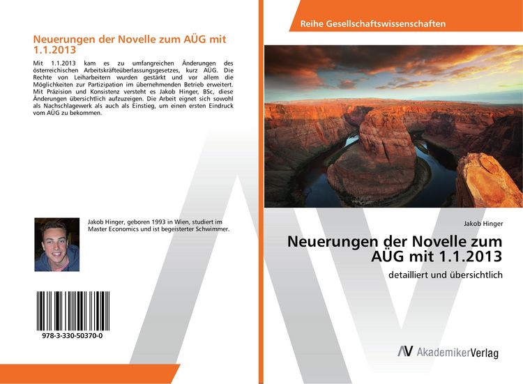 Produktbild: Neuerungen der Novelle zum A&Uuml;G mit 1.1.2013