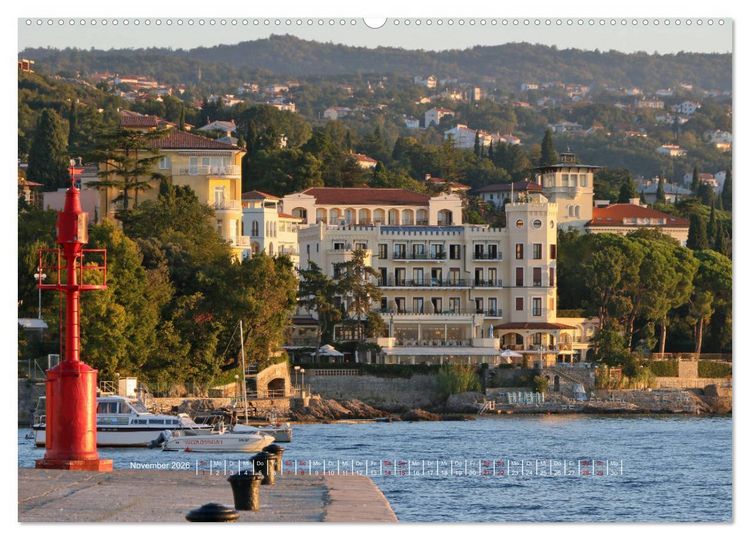 Produktbild: Zauberhaftes Opatija (Wandkalender 2026 DIN A2 quer), CALVENDO Monatskalender