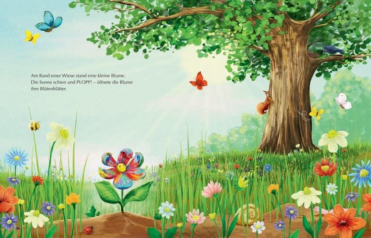 Produktbild: Die kleine Glitzerblume. Bilderbuch