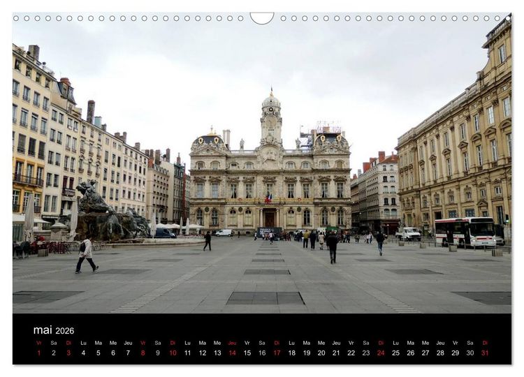 Produktbild: Tout simplement Lyon (Calendrier mural 2026 DIN A3 vertical), CALVENDO calendrier mensuel