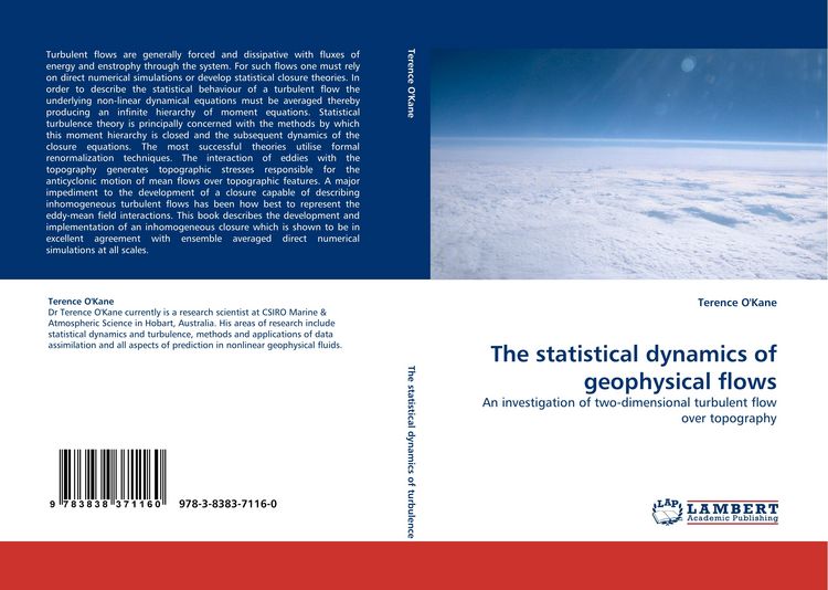 Produktbild: The statistical dynamics of geophysical flows