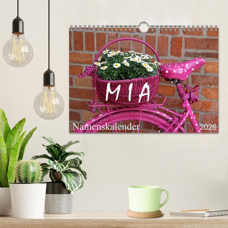 Produktbild: MIA - Namenskalender (Wandkalender 2026 DIN A4 quer), CALVENDO Monatskalender