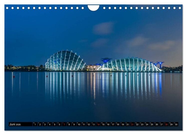 Produktbild: St&auml;dte S&uuml;dostasiens - Singapur & Kuala Lumpur (Wandkalender 2026 DIN A4 quer), CALVENDO Monatskalender