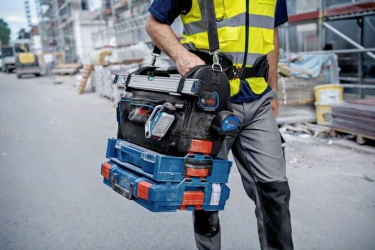 Produktbild: Bosch Professional GWT 20 1600A025L6 Handwerker, Heimwerker Werkzeug-Umh&auml;ngetasche unbest&uuml;ckt (L x B x H) 430 x 230 x 340 mm