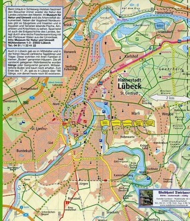 Produktbild: Radwanderkarte Ostseeküsten-Radweg 2 Lübeck-Usedom 1 : 50 000