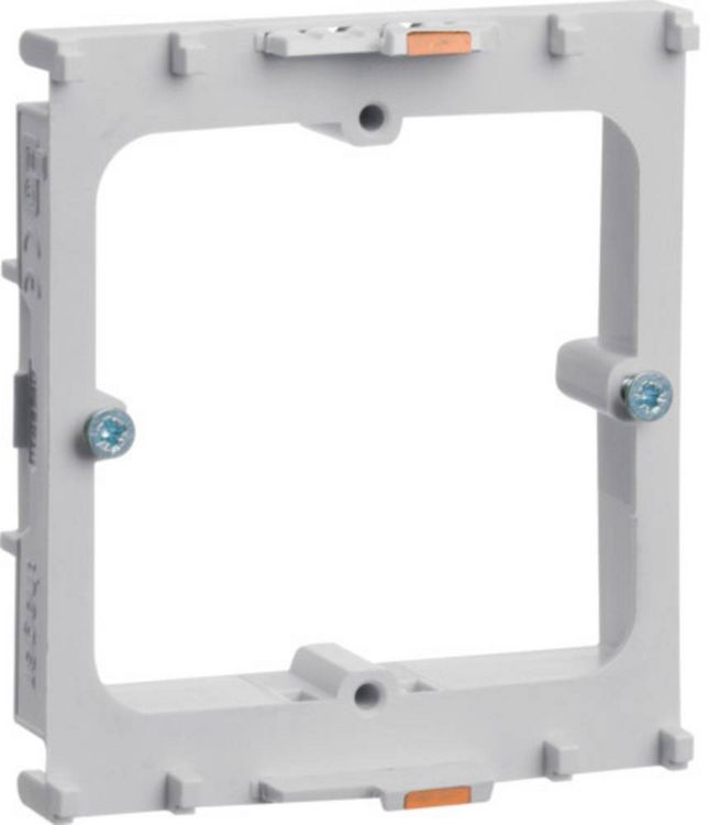 Produktbild: Hager GLT1511 Br&uuml;stungskanal Ger&auml;teeinbaudose (L x B) 71 mm x 64 mm 1 St. Lichtgrau (RAL 7035)