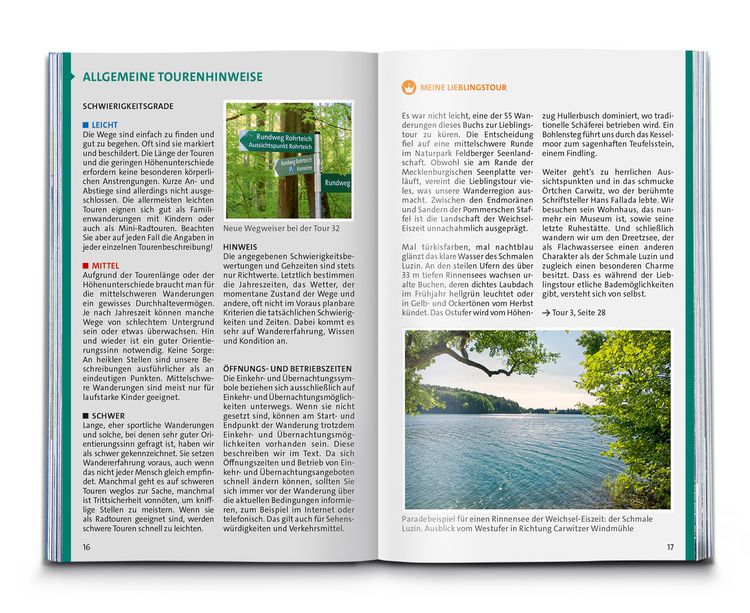 Produktbild: KOMPASS Wanderf&uuml;hrer Mecklenburgische Seenplatte, Land der 1000 Seen mit Nationalpark M&uuml;ritz, 55 Touren mit Extra-Tourenkarte