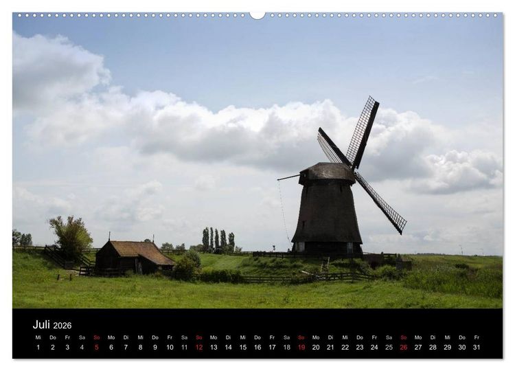Produktbild: Ein fotografischer Streifzug durch Holland (Wandkalender 2026 DIN A2 quer), CALVENDO Monatskalender