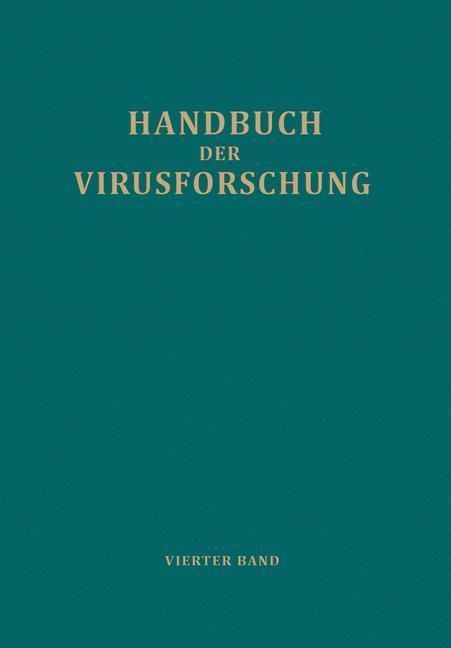Produktbild: Handbuch der Virusforschung