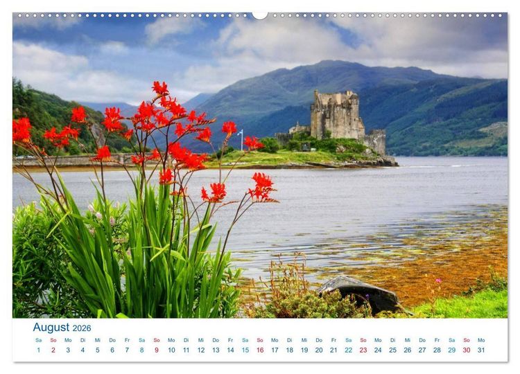 Produktbild: Schottlands S&uuml;den 2026. Impressionen zwischen Edinburgh, Loch Ness und Isle of Skye (Wandkalender 2026 DIN A2 quer), CALVENDO Monatskalender