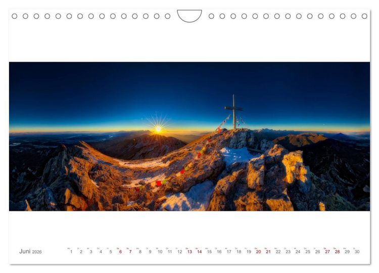 Produktbild: BergBlicke! (Wandkalender 2026 DIN A4 quer), CALVENDO Monatskalender