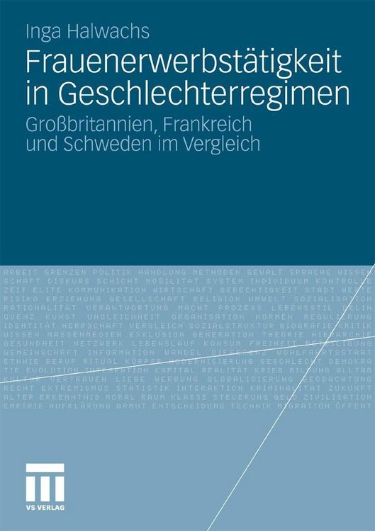 Produktbild: Frauenerwerbst&auml;tigkeit in Geschlechterregimen
