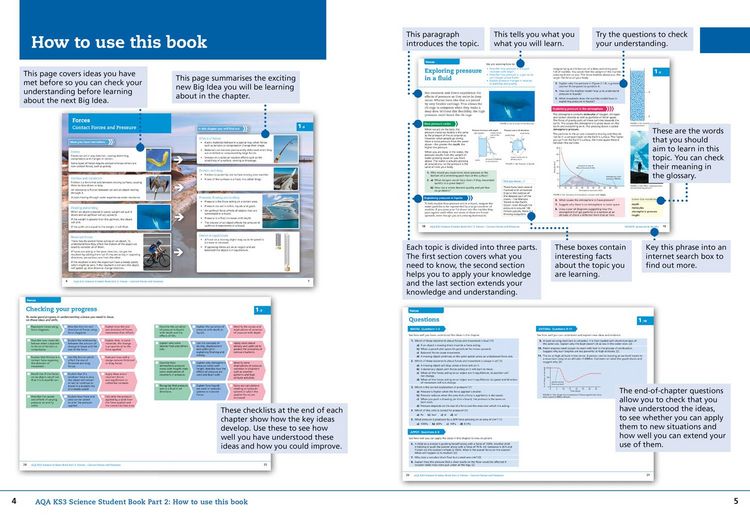 Produktbild: AQA KS3 Science Student Book Part 2