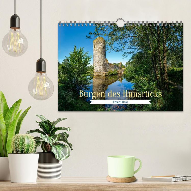 Produktbild: Burgen des Hunsr&uuml;cks (Wandkalender 2026 DIN A4 quer), CALVENDO Monatskalender