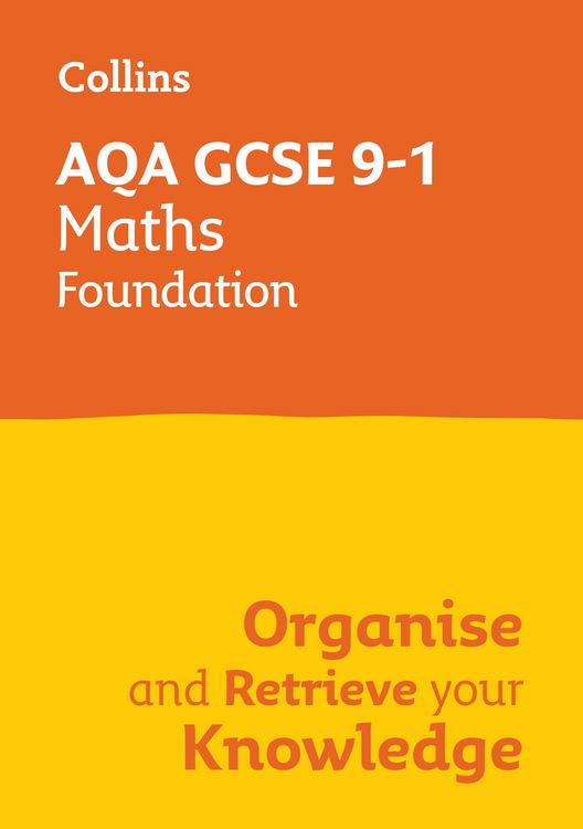 Produktbild: AQA GCSE 9-1 Maths Foundation Organise and Retrieve Your Knowledge